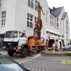 Bohrarbeiten - Sanierung Hotel "Residenz" in Bad Frankenhausen
